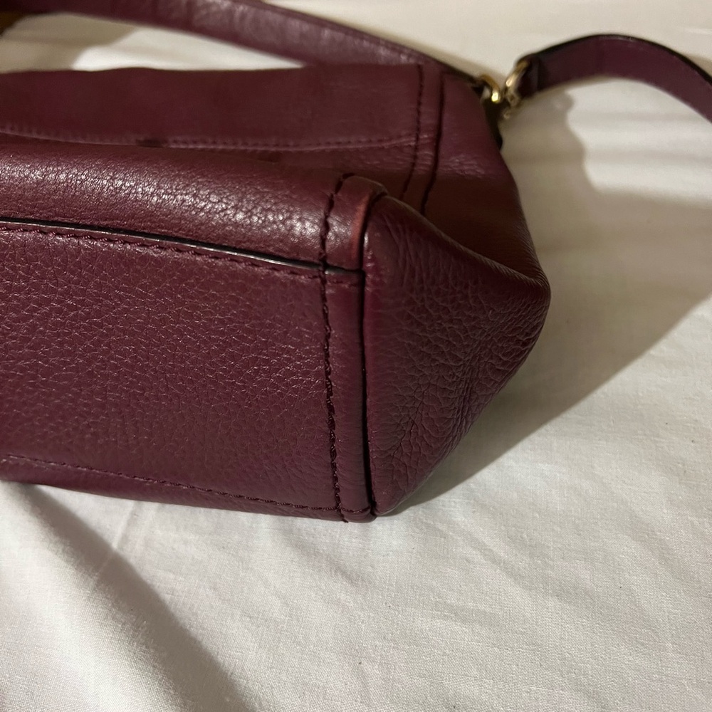 Kate Spade Plum Leather Shoulder Bag - Picture 5 of 5